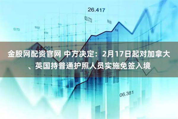 金股网配资官网 中方决定：2月17日起对加拿大、英国持普通护照人员实施免签入境